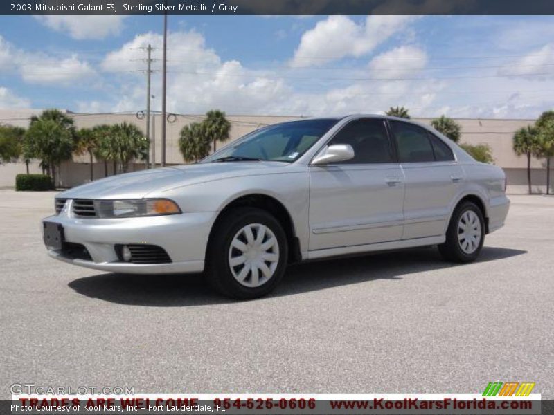 Sterling Silver Metallic / Gray 2003 Mitsubishi Galant ES