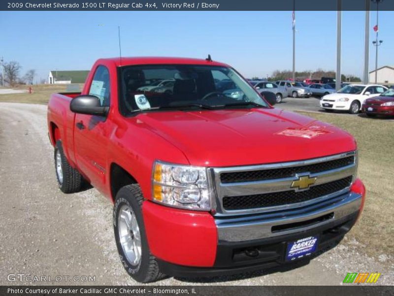 Victory Red / Ebony 2009 Chevrolet Silverado 1500 LT Regular Cab 4x4