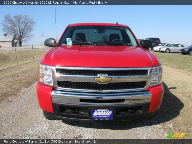 Victory Red / Ebony 2009 Chevrolet Silverado 1500 LT Regular Cab 4x4