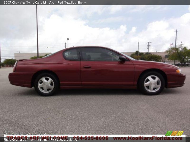 Sport Red Metallic / Ebony 2005 Chevrolet Monte Carlo LT