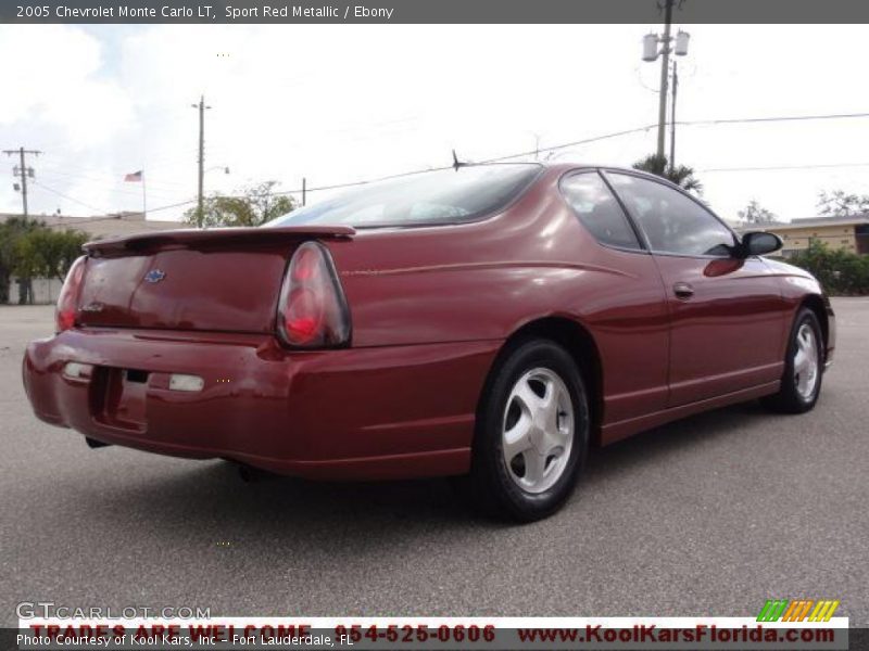 Sport Red Metallic / Ebony 2005 Chevrolet Monte Carlo LT