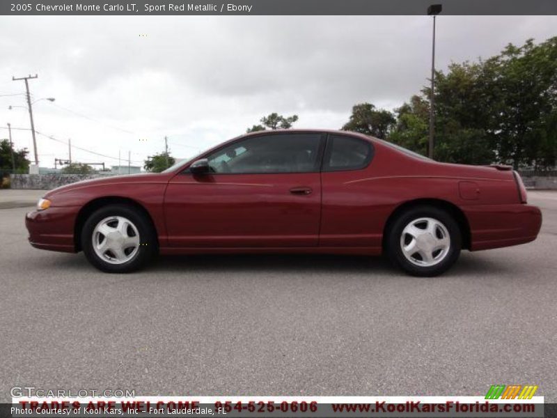 Sport Red Metallic / Ebony 2005 Chevrolet Monte Carlo LT