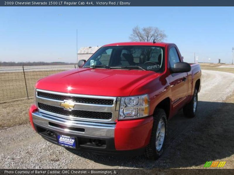 Victory Red / Ebony 2009 Chevrolet Silverado 1500 LT Regular Cab 4x4