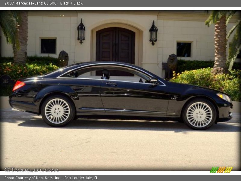 Black / Black 2007 Mercedes-Benz CL 600