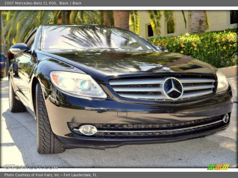 Black / Black 2007 Mercedes-Benz CL 600