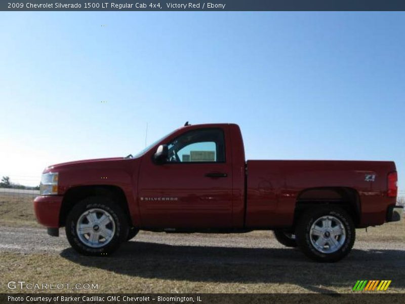 Victory Red / Ebony 2009 Chevrolet Silverado 1500 LT Regular Cab 4x4