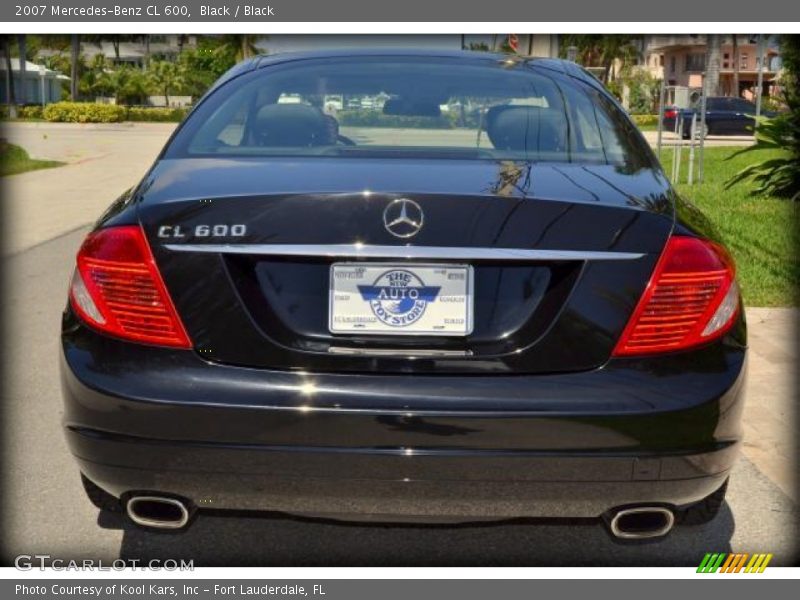 Black / Black 2007 Mercedes-Benz CL 600