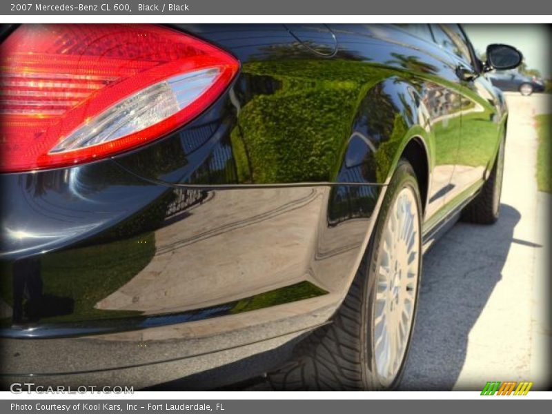 Black / Black 2007 Mercedes-Benz CL 600