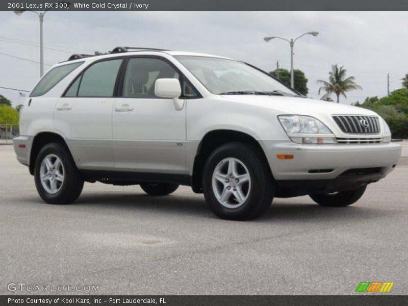 White Gold Crystal / Ivory 2001 Lexus RX 300