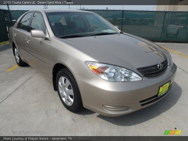 Desert Sand Mica / Taupe 2003 Toyota Camry LE