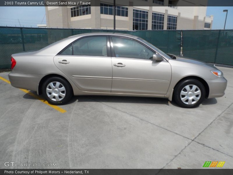 Desert Sand Mica / Taupe 2003 Toyota Camry LE