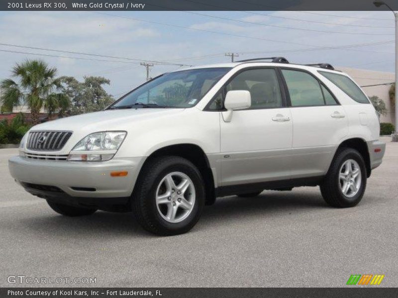 White Gold Crystal / Ivory 2001 Lexus RX 300