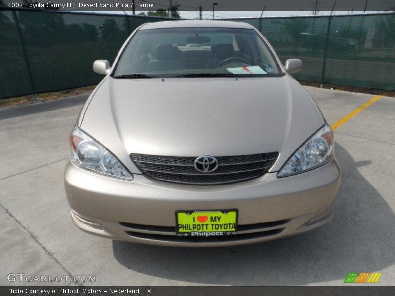 Desert Sand Mica / Taupe 2003 Toyota Camry LE