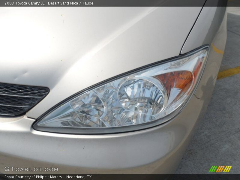 Desert Sand Mica / Taupe 2003 Toyota Camry LE
