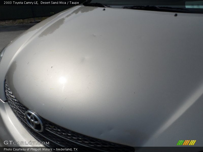 Desert Sand Mica / Taupe 2003 Toyota Camry LE