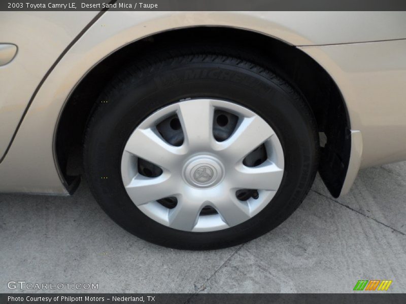 Desert Sand Mica / Taupe 2003 Toyota Camry LE