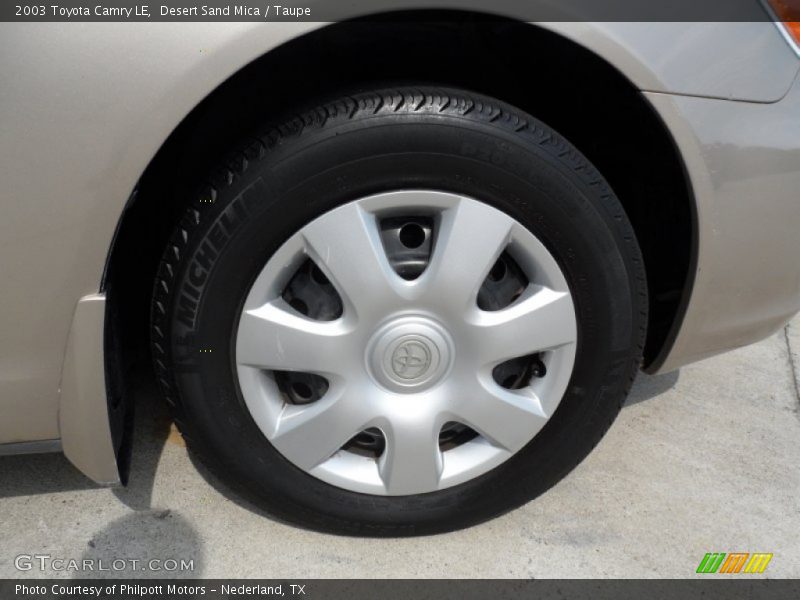 Desert Sand Mica / Taupe 2003 Toyota Camry LE