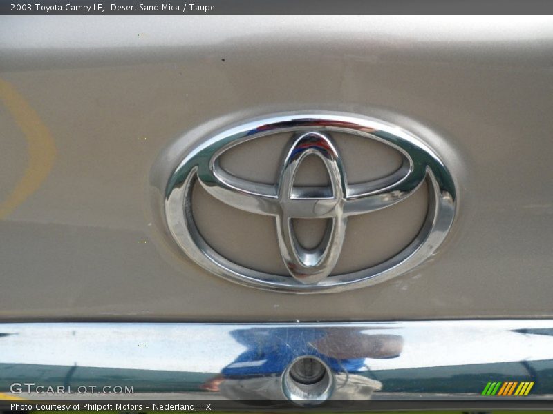 Desert Sand Mica / Taupe 2003 Toyota Camry LE