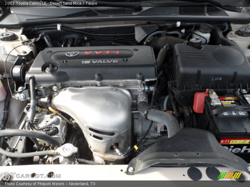 Desert Sand Mica / Taupe 2003 Toyota Camry LE