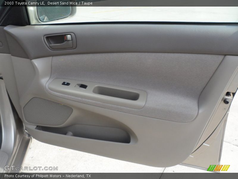 Desert Sand Mica / Taupe 2003 Toyota Camry LE