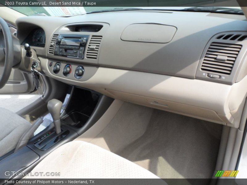 Desert Sand Mica / Taupe 2003 Toyota Camry LE