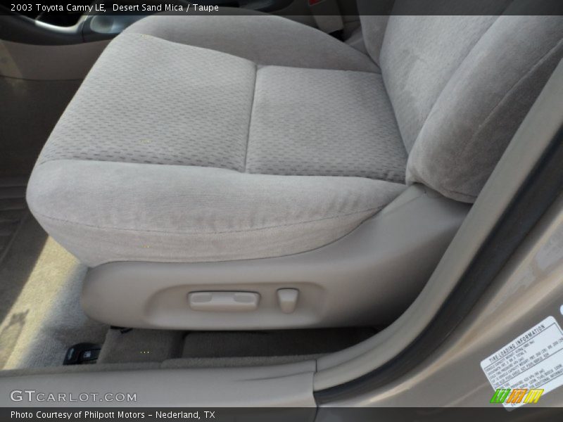 Desert Sand Mica / Taupe 2003 Toyota Camry LE