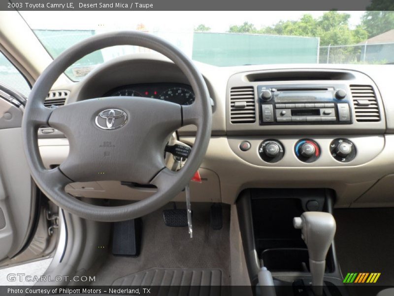 Desert Sand Mica / Taupe 2003 Toyota Camry LE