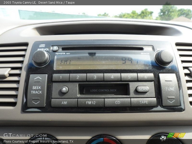 Desert Sand Mica / Taupe 2003 Toyota Camry LE