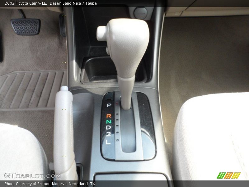 Desert Sand Mica / Taupe 2003 Toyota Camry LE