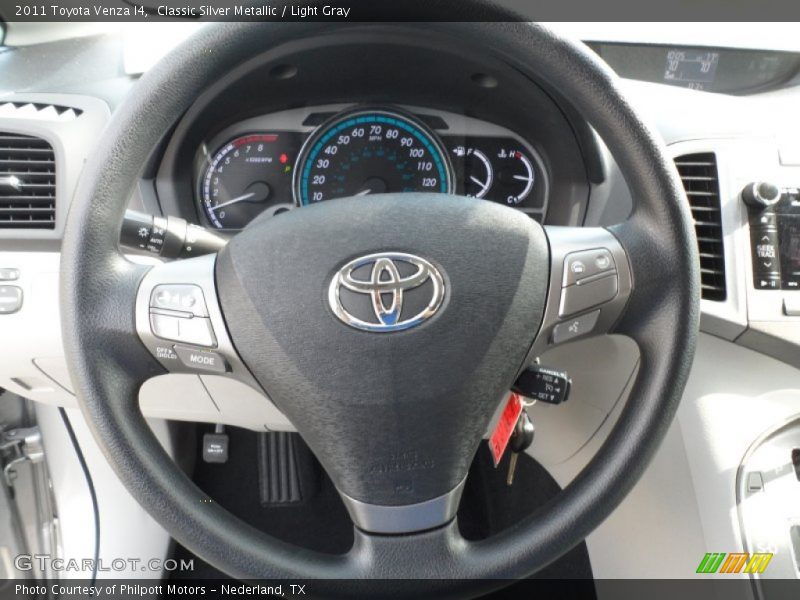 Classic Silver Metallic / Light Gray 2011 Toyota Venza I4