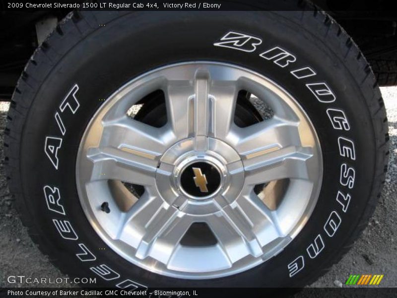 Victory Red / Ebony 2009 Chevrolet Silverado 1500 LT Regular Cab 4x4