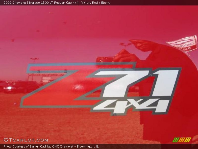 Victory Red / Ebony 2009 Chevrolet Silverado 1500 LT Regular Cab 4x4