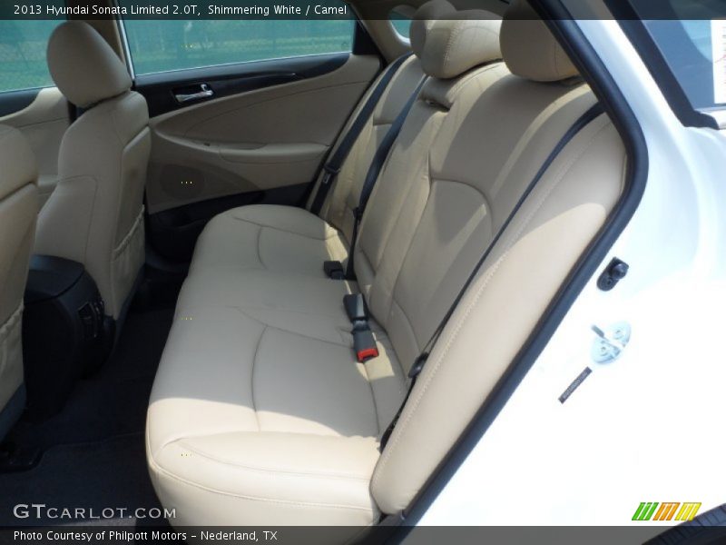  2013 Sonata Limited 2.0T Camel Interior
