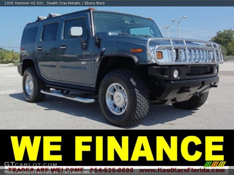 Stealth Gray Metallic / Ebony Black 2005 Hummer H2 SUV