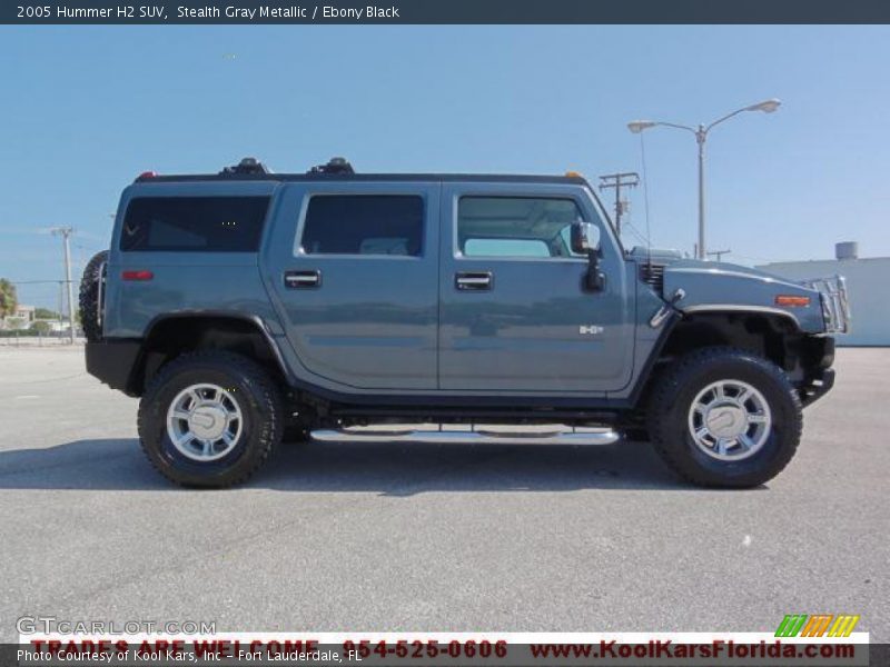 Stealth Gray Metallic / Ebony Black 2005 Hummer H2 SUV