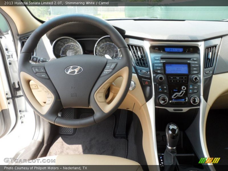 Dashboard of 2013 Sonata Limited 2.0T