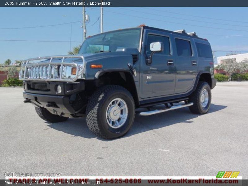 Stealth Gray Metallic / Ebony Black 2005 Hummer H2 SUV