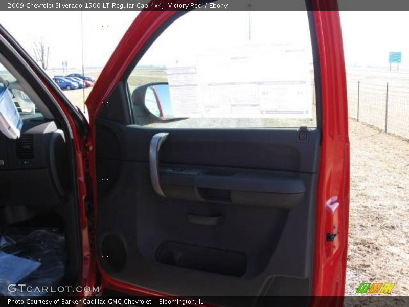 Victory Red / Ebony 2009 Chevrolet Silverado 1500 LT Regular Cab 4x4