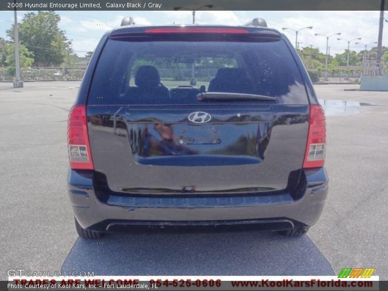 Galaxy Black / Gray 2008 Hyundai Entourage Limited