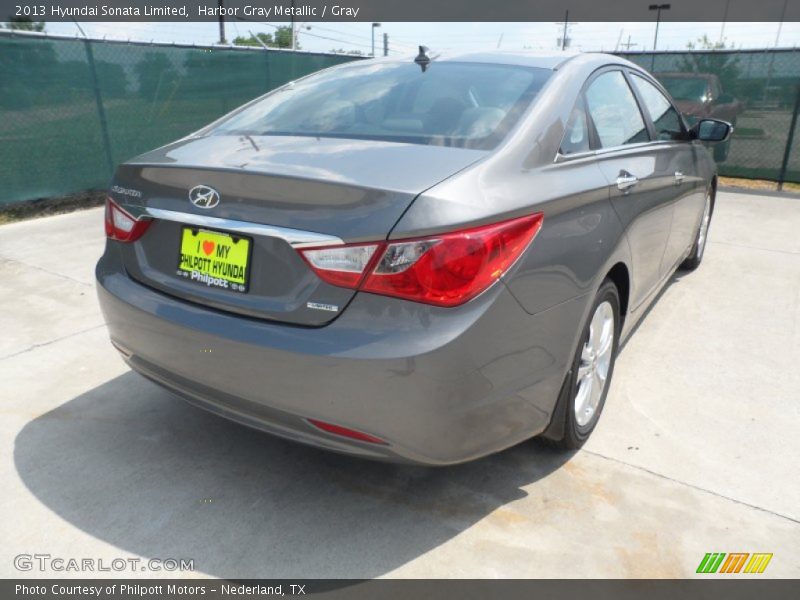 Harbor Gray Metallic / Gray 2013 Hyundai Sonata Limited