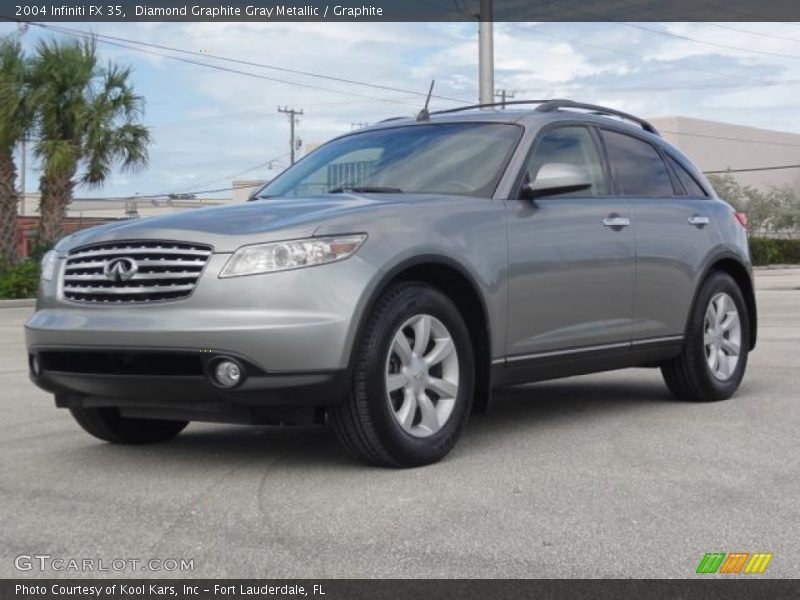 Diamond Graphite Gray Metallic / Graphite 2004 Infiniti FX 35