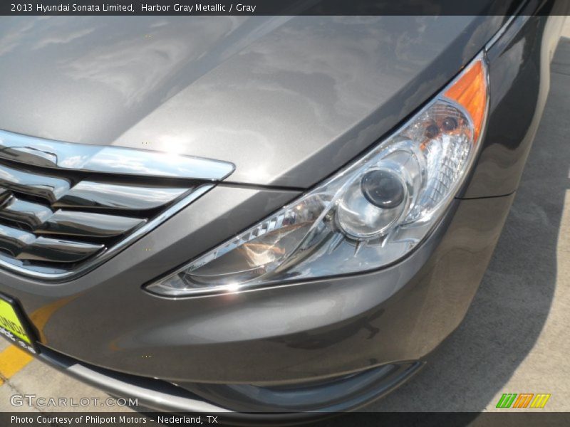 Harbor Gray Metallic / Gray 2013 Hyundai Sonata Limited