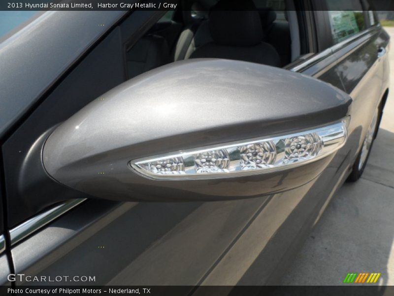 Harbor Gray Metallic / Gray 2013 Hyundai Sonata Limited