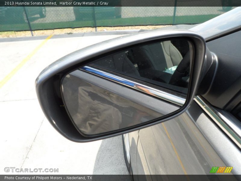 Harbor Gray Metallic / Gray 2013 Hyundai Sonata Limited