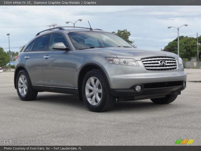 Diamond Graphite Gray Metallic / Graphite 2004 Infiniti FX 35