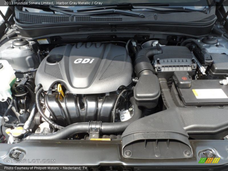 Harbor Gray Metallic / Gray 2013 Hyundai Sonata Limited