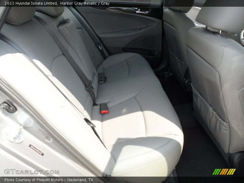 Harbor Gray Metallic / Gray 2013 Hyundai Sonata Limited