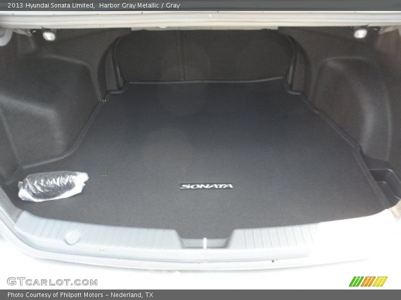 Harbor Gray Metallic / Gray 2013 Hyundai Sonata Limited