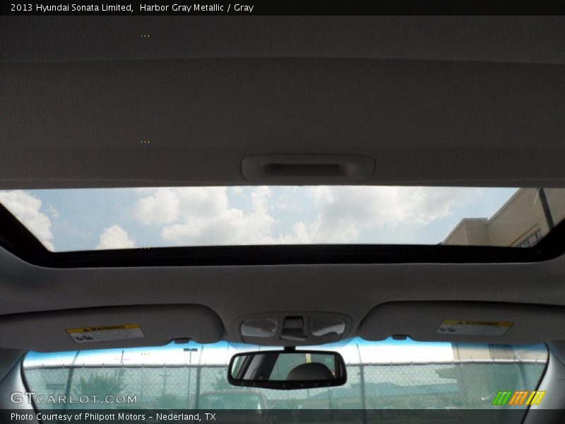 Harbor Gray Metallic / Gray 2013 Hyundai Sonata Limited