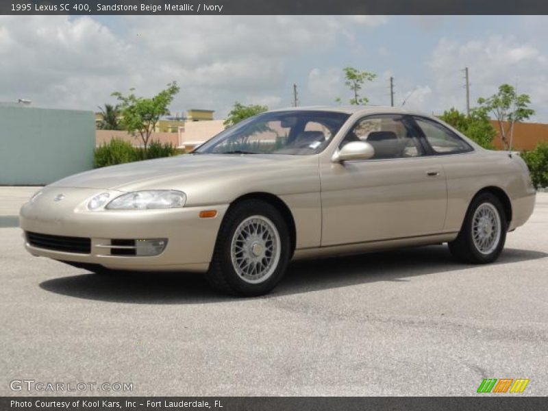 Sandstone Beige Metallic / Ivory 1995 Lexus SC 400